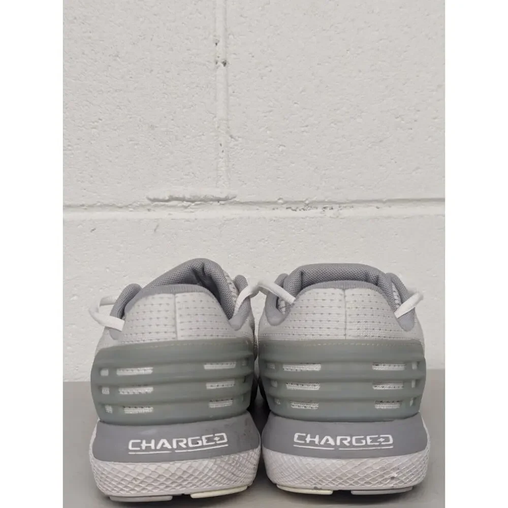Womens Sz 10.5 Under Armour Charged Rogue Lace-Up White Trainers 3021247_106 - Picture 5 of 8